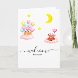 Invitación a Baby Shower forestal encantada - Anim