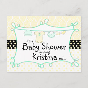 Invitación a Baby Shower - Género desconocido