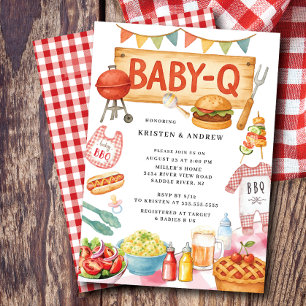Invitación a Baby Shower Grillin and Chillin