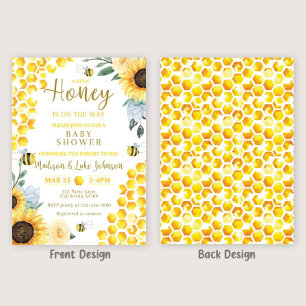Invitación a Baby Shower Invitación a Honey Baby S