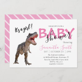 Invitación a Baby Shower, invitación Chica