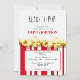 Invitación a baby shower ¡Lista para reventar!