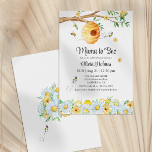 Invitación a Baby Shower "Mamá se va a abonar"