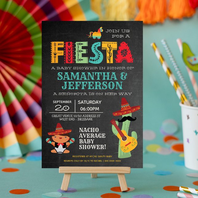 Invitación a Baby Shower mexicana de la chica Baby (Subido por el creador)