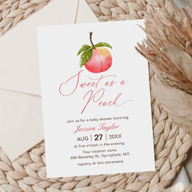 Invitación a Baby Shower Minimalista dulce como me (Subido por el creador)