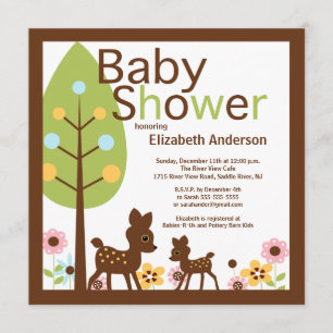 Invitación a Baby Shower neutra por sexo de bebe v