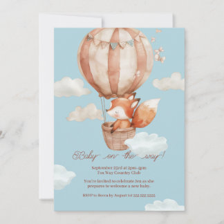 Invitación a Baby Shower neutral de género