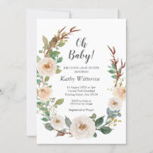 Invitación a Baby Shower neutral de género de marf