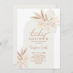 Invitación a Baby Shower neutral en cuanto al géne