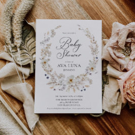 Invitación a Baby Shower neutral en cuanto al géne