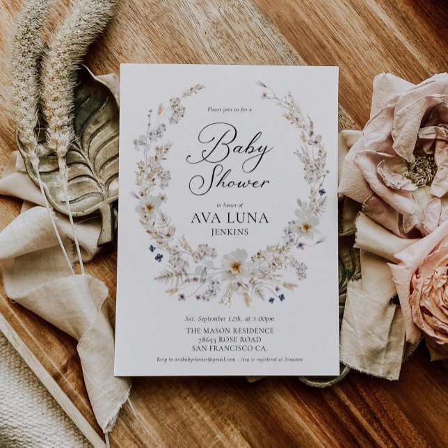 Invitación a Baby Shower neutral en cuanto al géne (Subido por el creador)