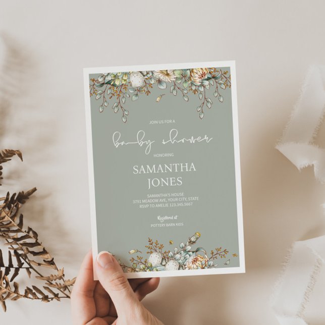 Invitación a Baby Shower neutral en cuanto al géne (Subido por el creador)