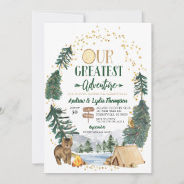 Invitación a baby shower 'Nuestra mayor aventura'