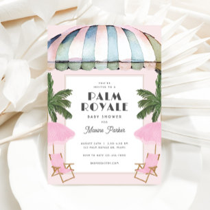 Invitación a Baby Shower Palm Royale