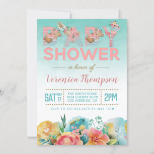 Invitación a Baby Shower para animales de compañía
