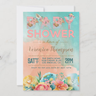 Invitación a Baby Shower para animales de compañía