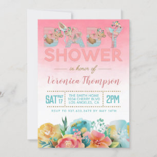 Invitación a Baby Shower para animales de compañía
