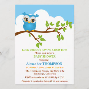 Invitación a Baby Shower para bebé dulce