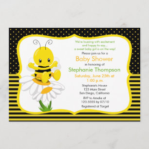 Invitación a Baby Shower para bebé dulce