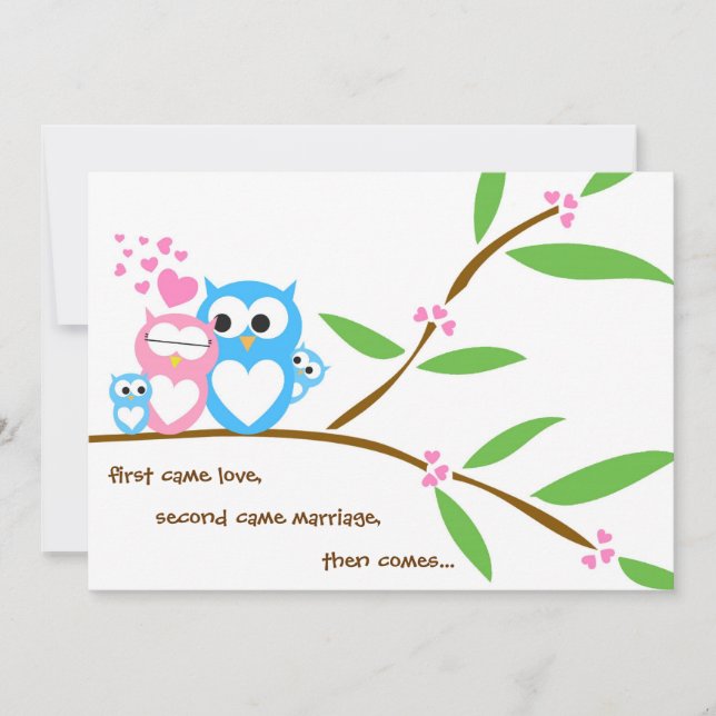 Invitación a Baby Shower para bebé gemelo (Anverso)