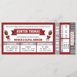 Invitación a Baby Shower para entradas deportivas,