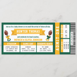 Invitación a Baby Shower para entradas deportivas,