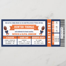 Invitación a Baby Shower para entradas deportivas,