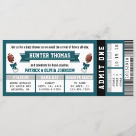 Invitación a Baby Shower para entradas deportivas,