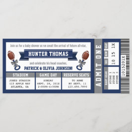 Invitación a Baby Shower para entradas deportivas,
