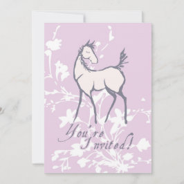 Invitación a Baby Shower para equino