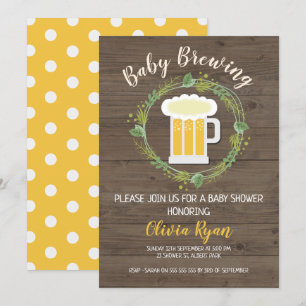 Invitación a Baby Shower para la elaboración de be