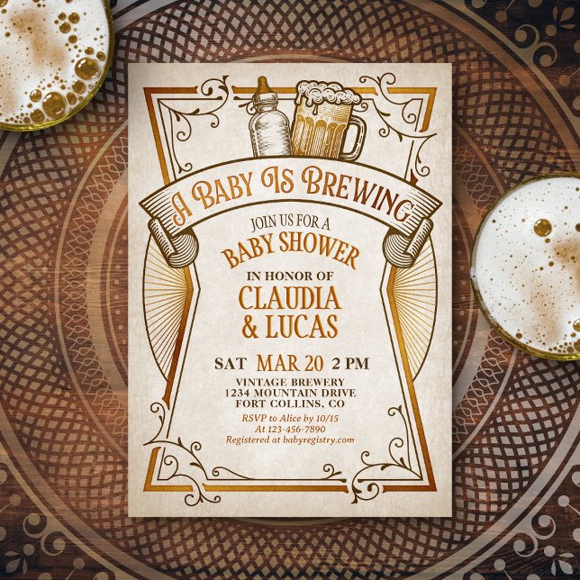 Invitación a Baby Shower para la elaboración de be (Subido por el creador)