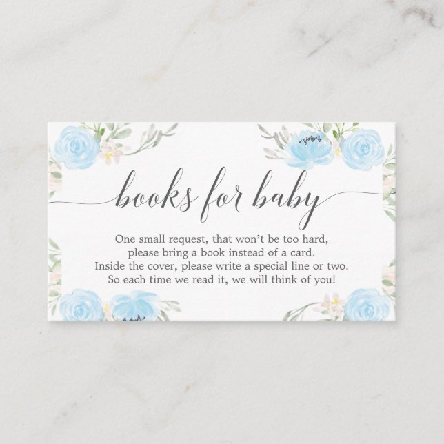 Invitación a Baby Shower para solicitar el libro a (Anverso)