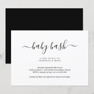 Invitación a Baby Shower por Baby Bash