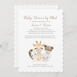 Invitación a Baby Shower por correo
