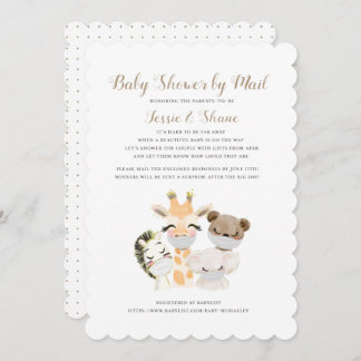 Invitación a Baby Shower por correo