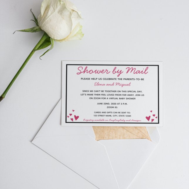 Invitación a Baby Shower por correo (Subido por el creador)