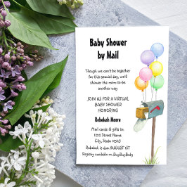 Invitación a Baby Shower por correo