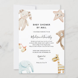 Invitación a Baby Shower por correo