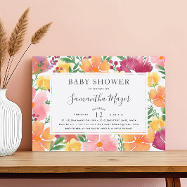 Invitación a Baby Shower por disquetes de Californ