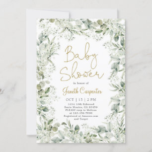 Invitación a Baby Shower por el aliento del bebé