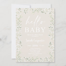 Invitación a Baby Shower por el aliento del bebé