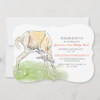 Invitación a Baby Shower por equino