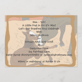 Invitación a Baby Shower por nacimiento de bebé