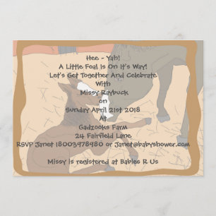 Invitación a Baby Shower por nacimiento de bebé