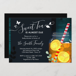 Invitación a Baby Shower por un té dulce