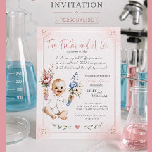 Invitación a baby shower que destaca el viaje de F