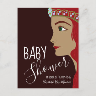 Invitación a Baby Shower Red Princesa