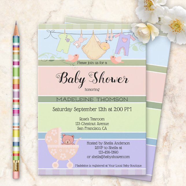 Invitación a Baby Shower reproducida por Pastel St (Subido por el creador)