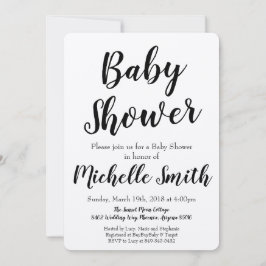 Invitación a Baby Shower Rustic Kraft